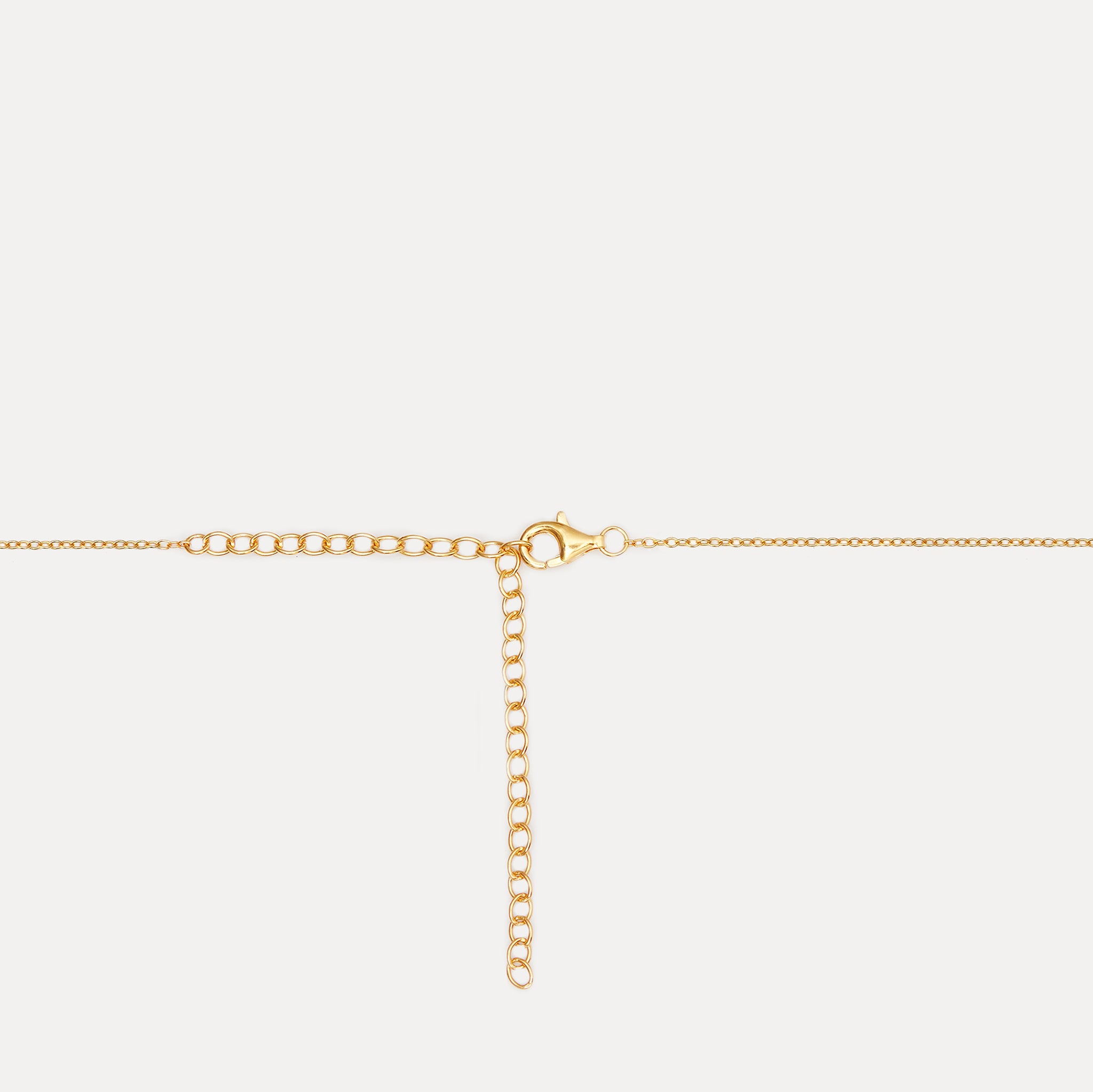 Stilnest Anker Choker Halskette Gold 32+8cm