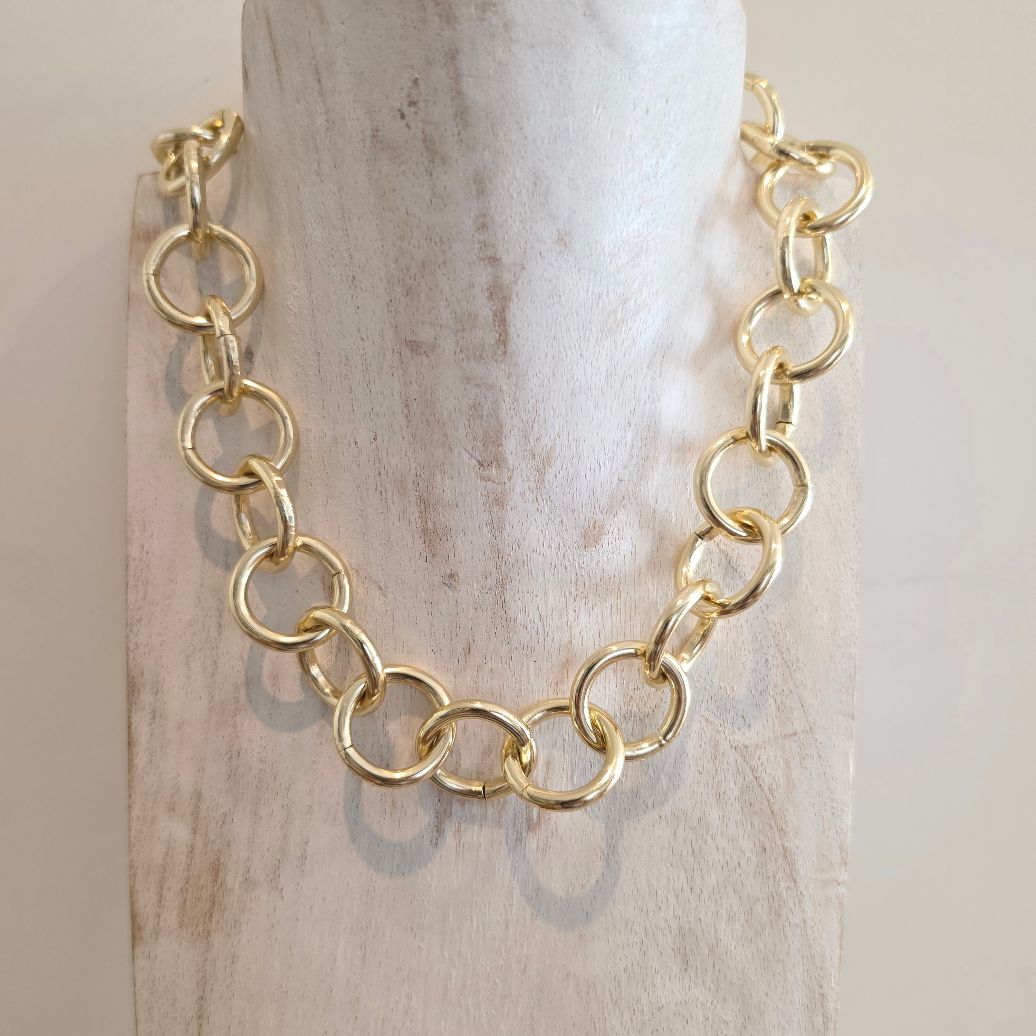 Alevá Bijoux Cerchi Halskette 45 cm Gold