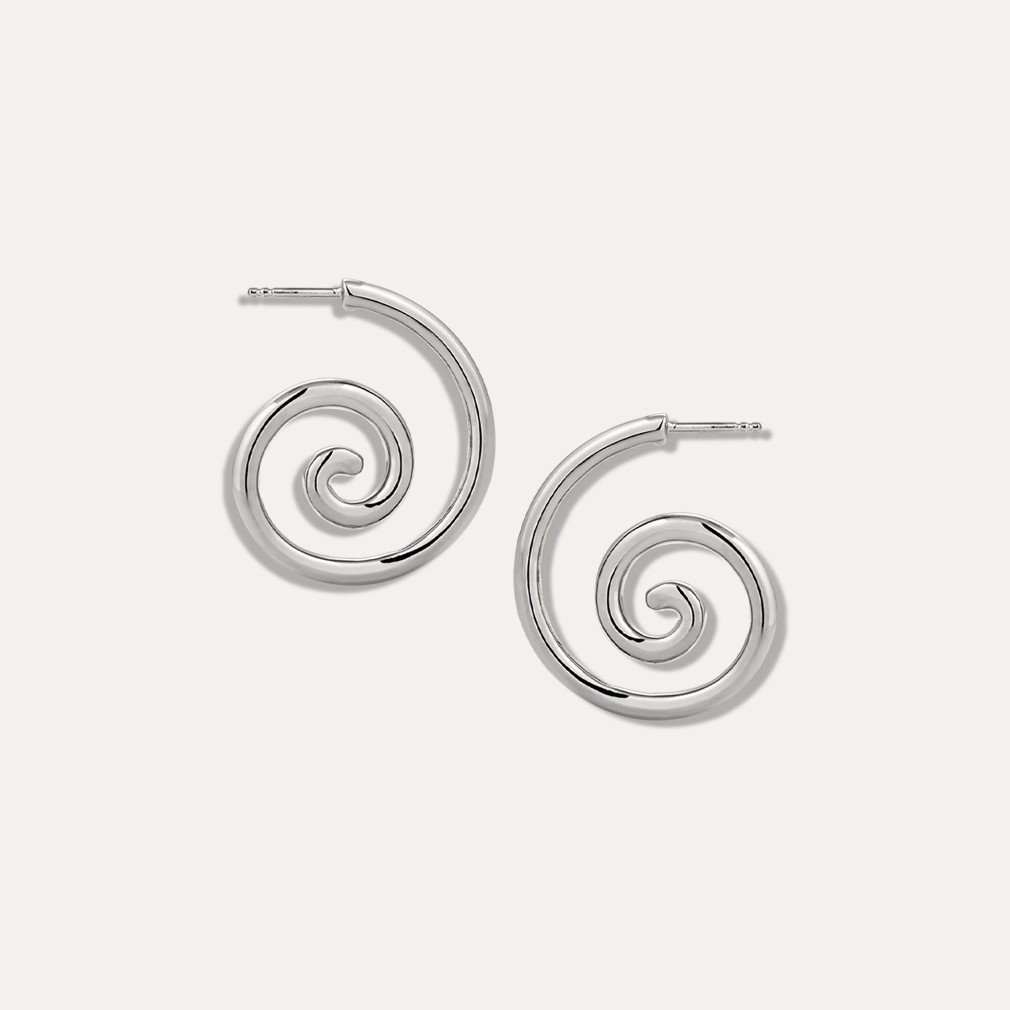 Stilnest Hypnotic Creolen Gold Vermeil Spirale