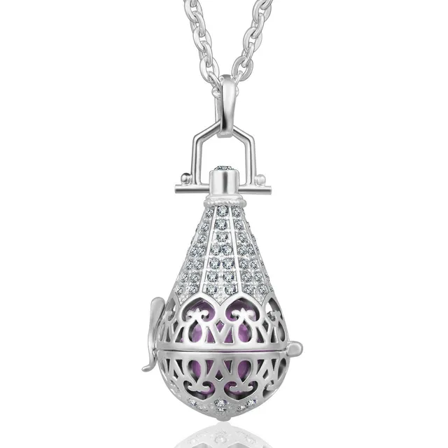 Eudora Harmony Bola Tower Halskette 18mm Zirkonia