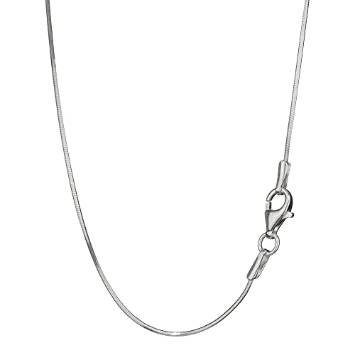 NKlaus JEWELLERY Schlangenkette 925 Silber 0,8mm 42cm