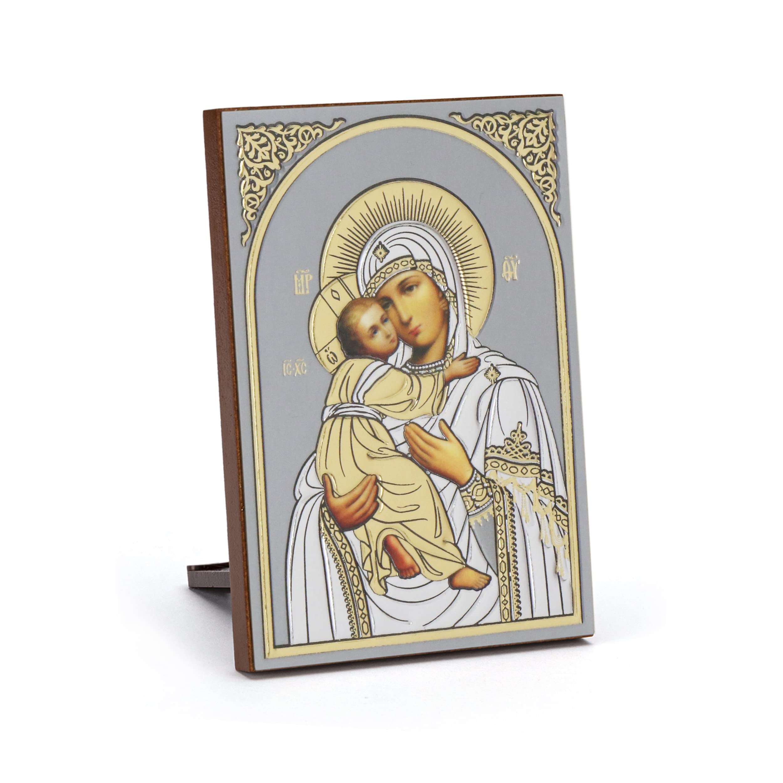 NKlaus Religious Icons Jesus Christus Ikone Holz 6x8,5cm