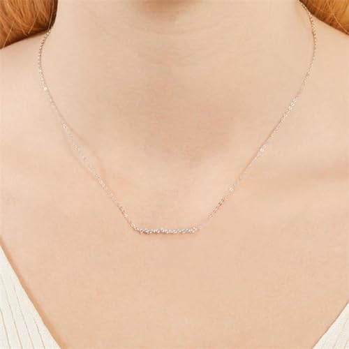 JEWLIX Ketten mit Anhänger Silberkette 925er Zirkonia Damen