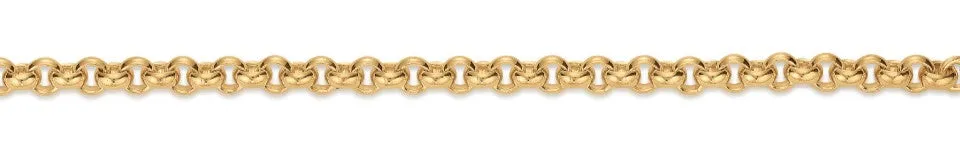 Eugen Rühle Erbsketten Rollo Chain Halskette 2,0mm rhodiniert