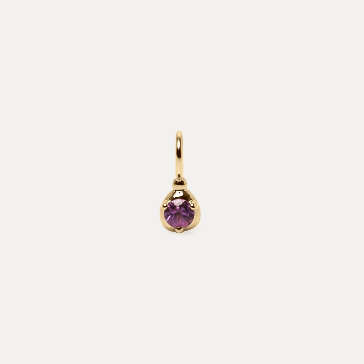 Stilnest Mini Birthstone Anhänger 585 Gold Januar Granat
