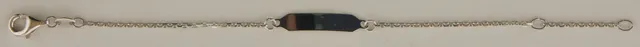 Eugen Rühle Armbänder 96.1064.221 Armband Weißgold Diamant ID-Band