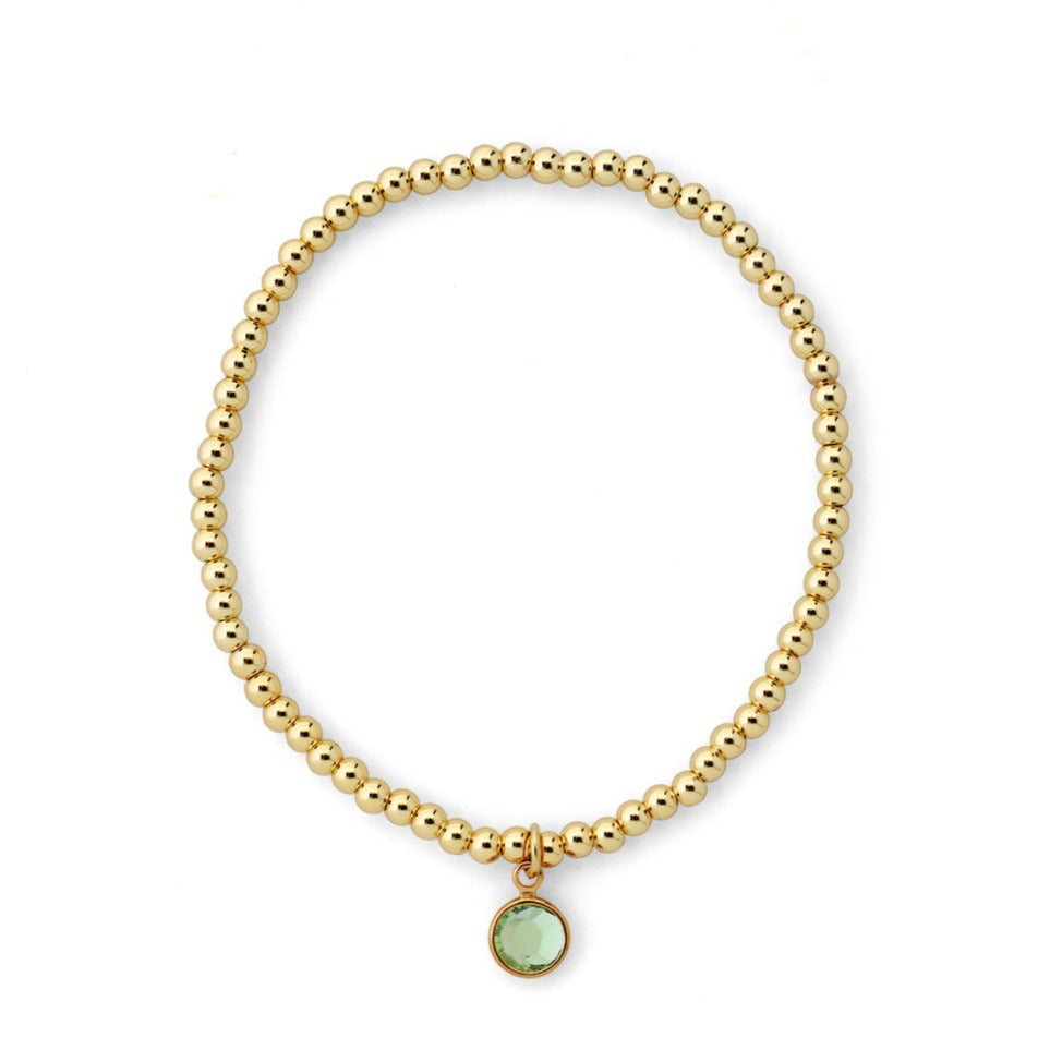 Joy by Corrine Smith August Birthstone Armband Gold Peridot