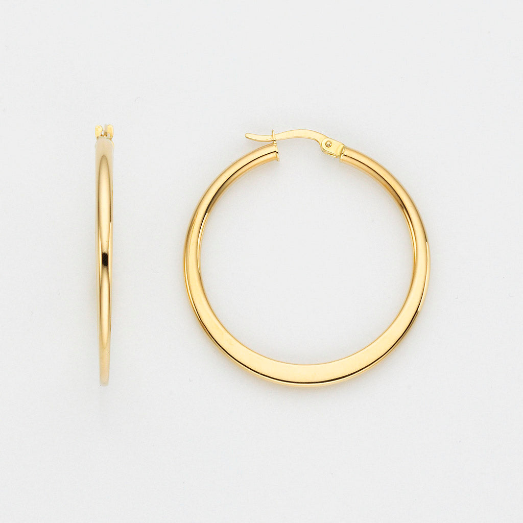 Eugen Rühle Ohrschmuck Creolen Bügel 2,3x35mm 585 Gold