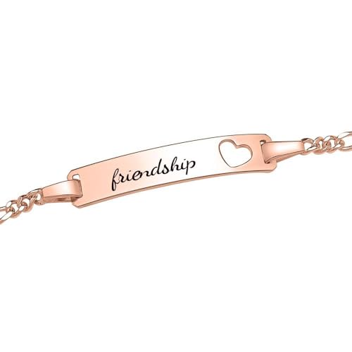 JEWLIX Armband ID1001-R 925 Silber ID-Armband gravierbar