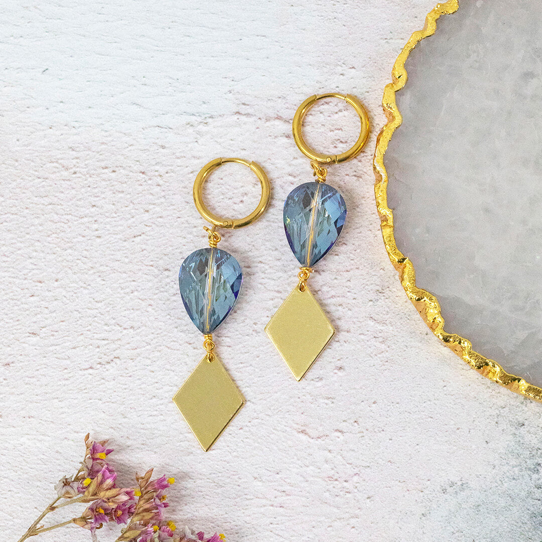 Joy by Corrine Smith Diamonds in the Sky Ohrringe Gold 6 cm