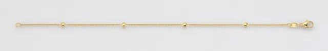 Eugen Rühle Armbänder 20.5110 Armband Weißgold mit Goldlinsen