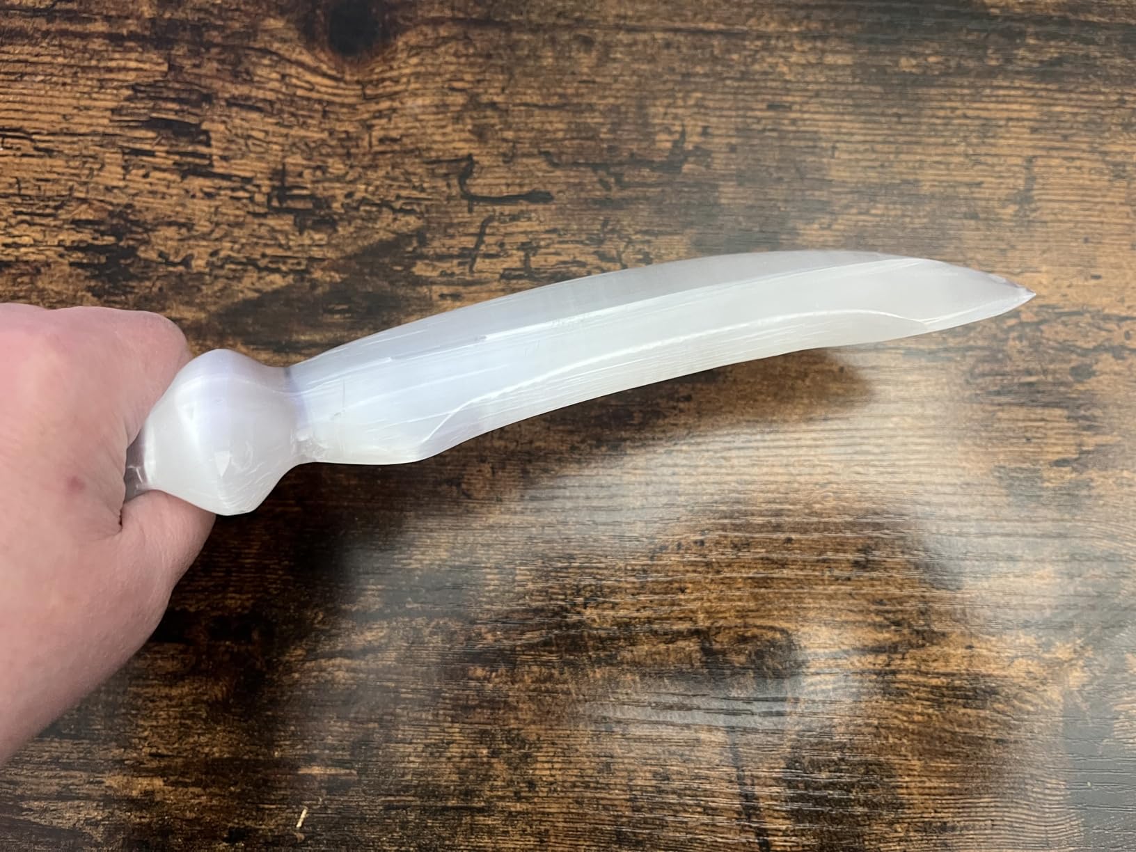NKlaus Healing Crystals Selenit Ritualmesser 30cm