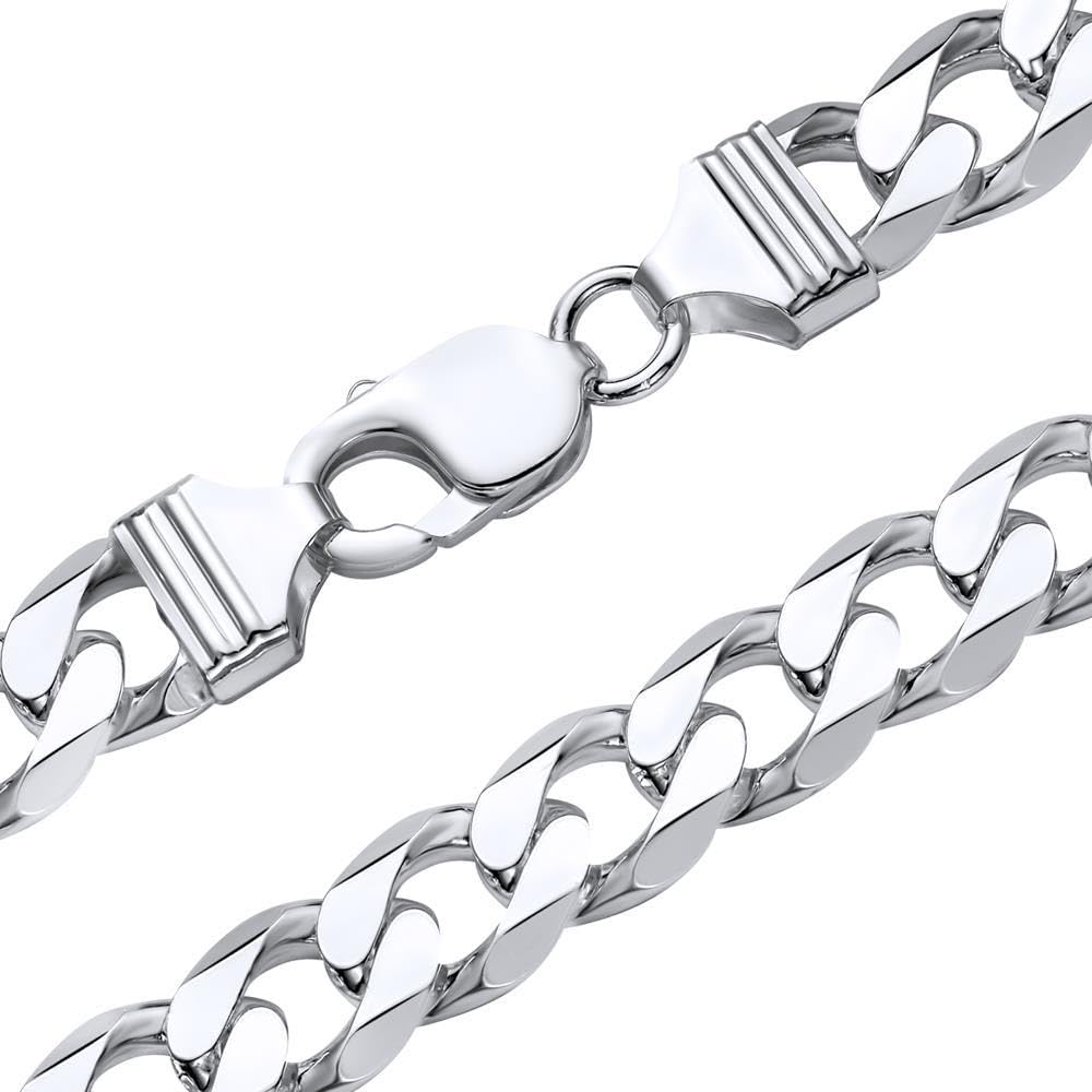 JEWLIX Panzerkette PK0120 Halskette 925 Silber 55 cm