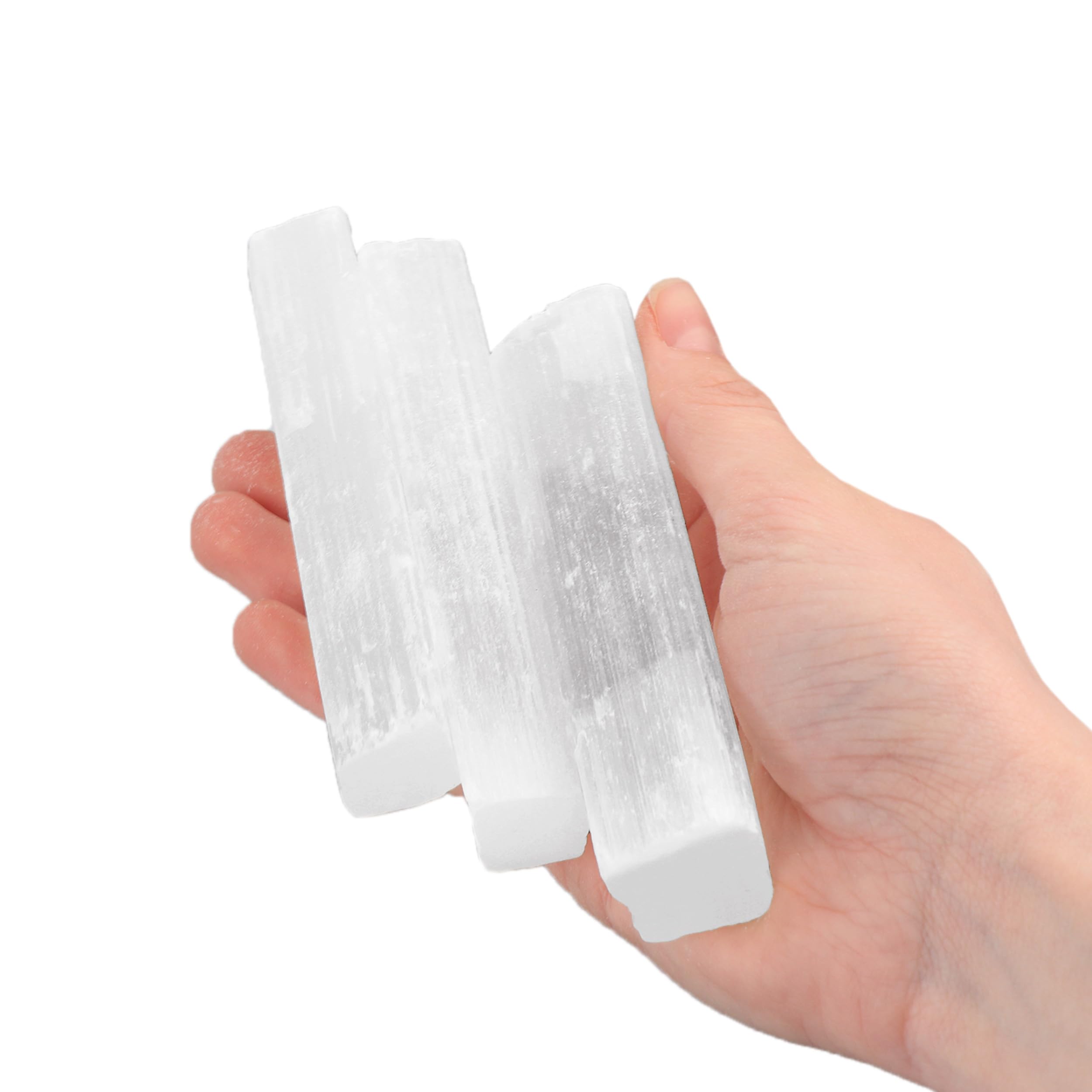 NKlaus HEALING CRYSTALS Selenit-Stick 10 cm 1 Stück