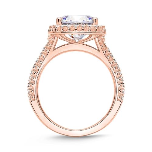 JEWLIX Verlobungsring 925 Silber rosévergoldet Zirkonia 50mm