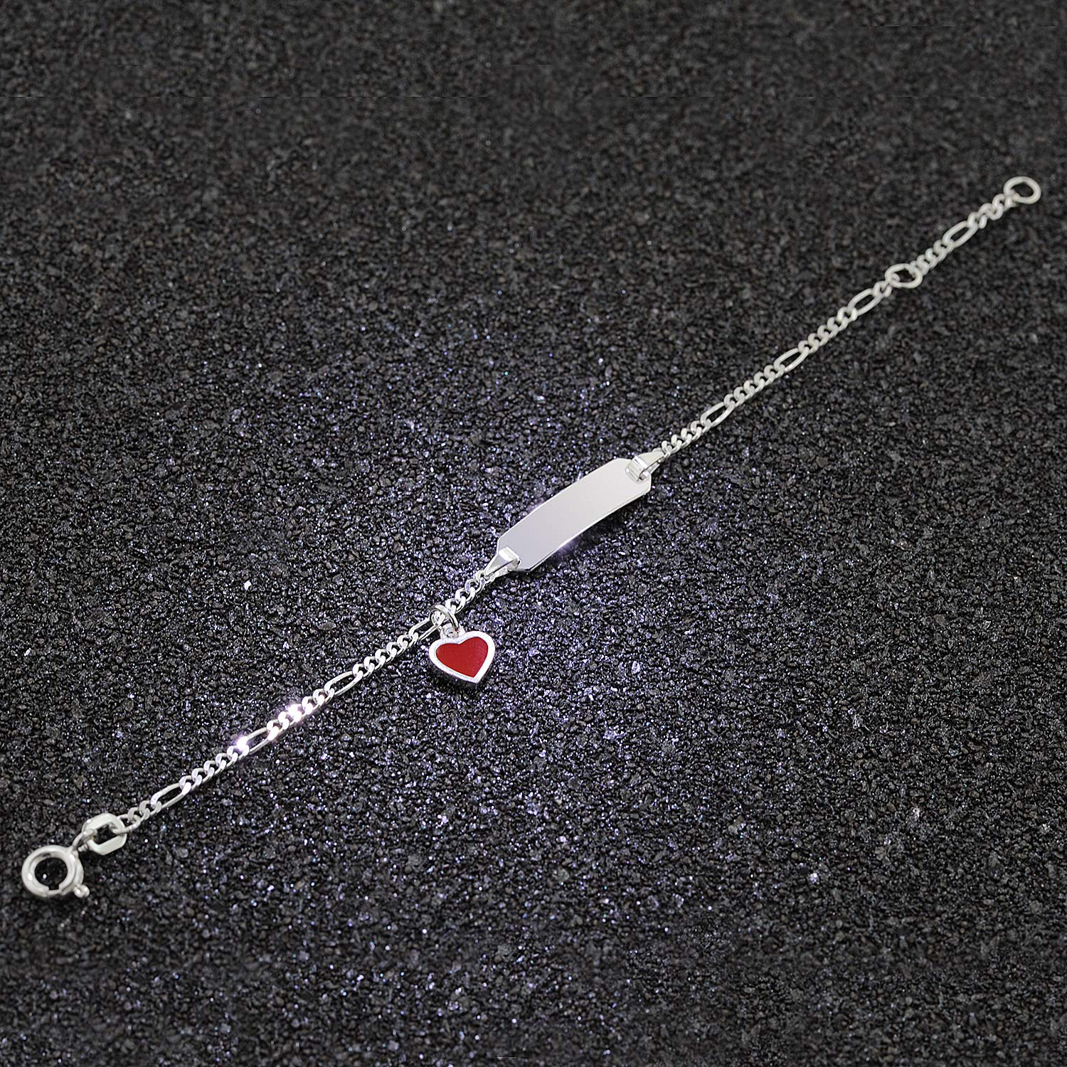 trendor 39528 Gravur Armband Silber 925 Kinder