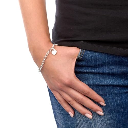 JEWLIX ID-Armbänder CB0008 Bettelarmband Silber 26 cm Herz