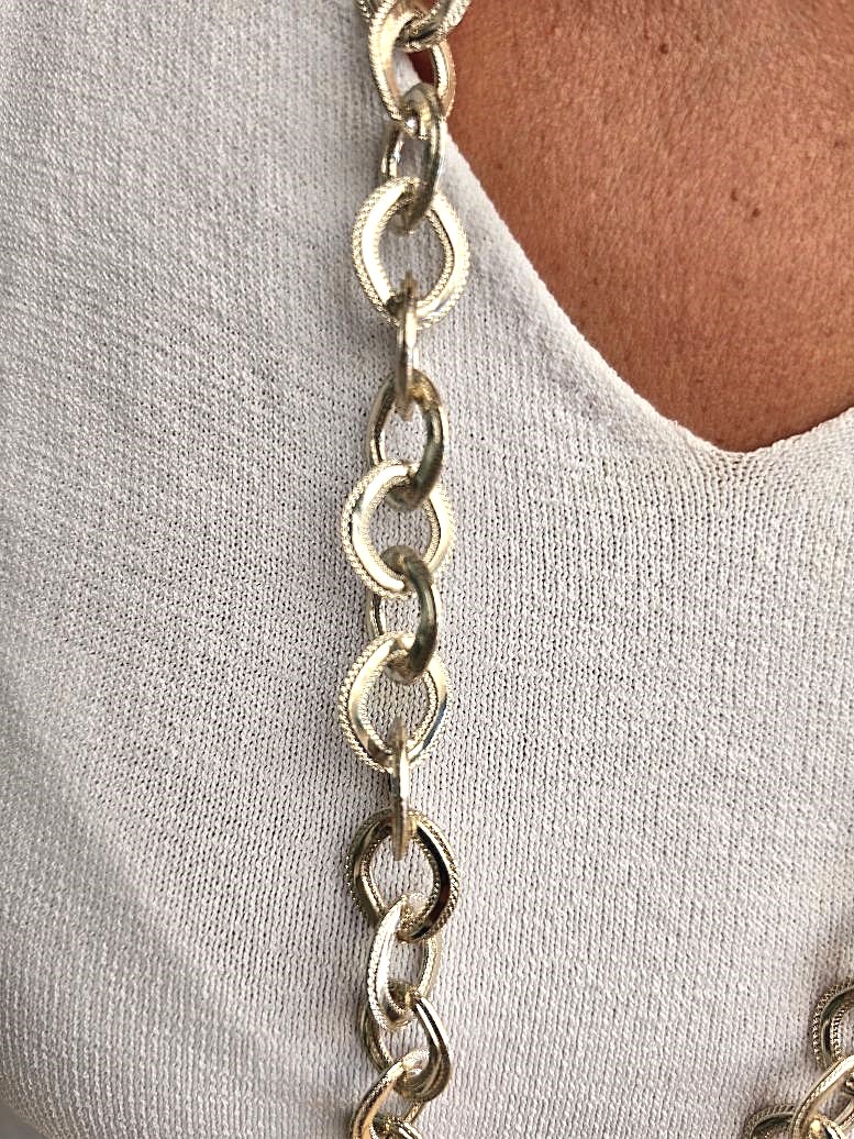 Alevá Bijoux Venezia Halskette Gold 90 cm lang
