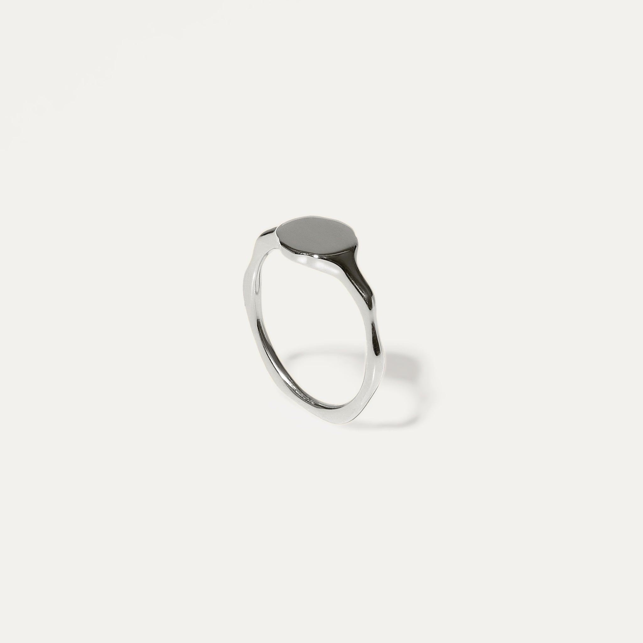 Stilnest Rings Fluid Siegelring gravierbar Hochglanz 56