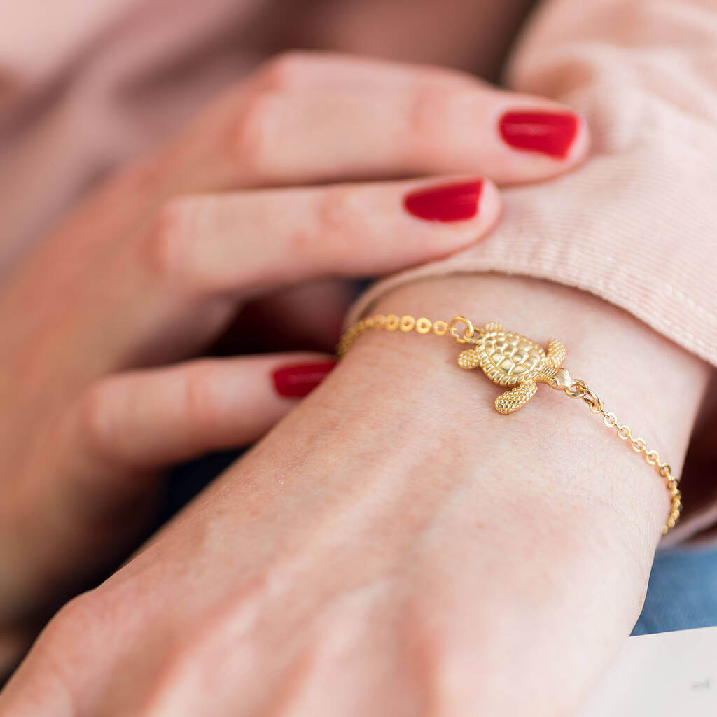 Joy by Corrine Smith Tortoise Armband Gold Schildkröte