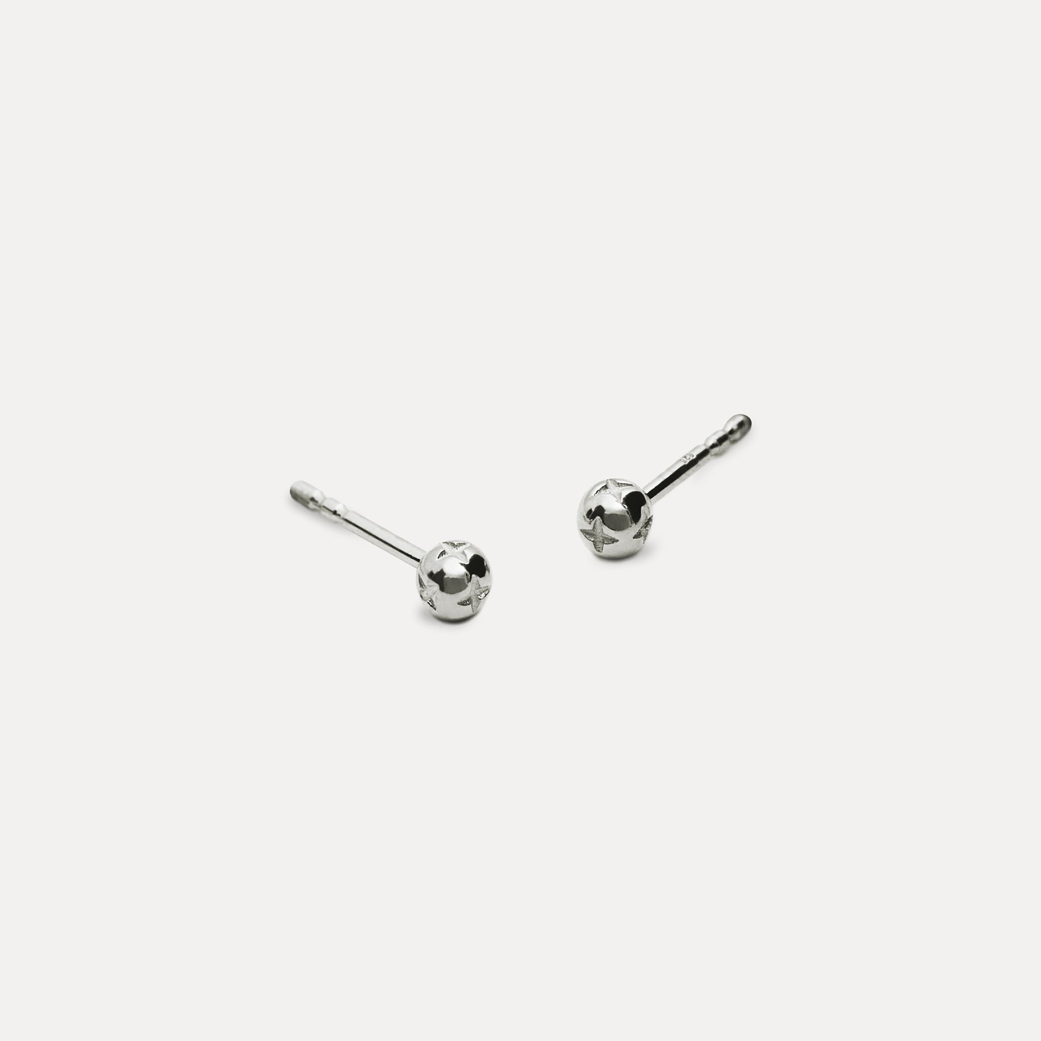 Stilnest Babe Ohrstecker 925 Silber 4 mm