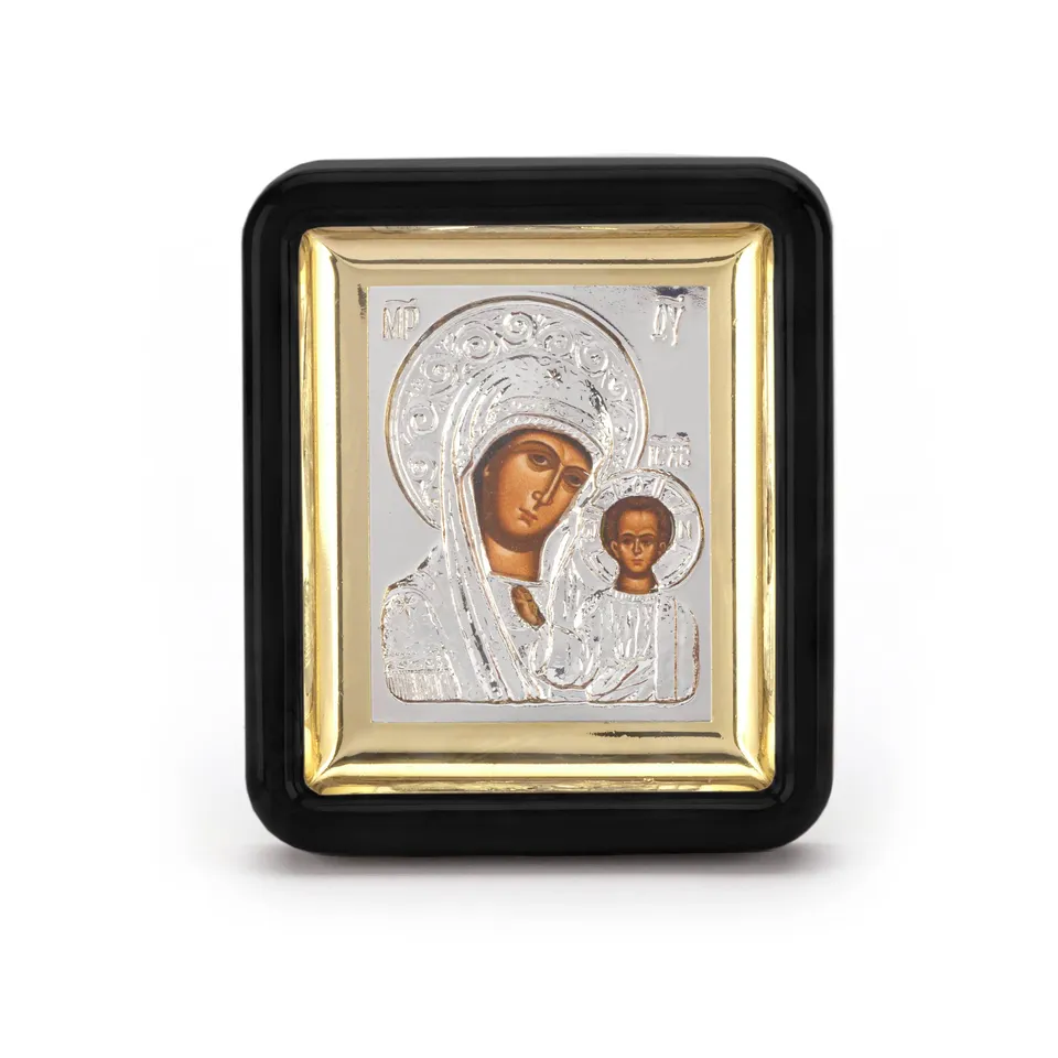 NKlaus Religious Icons Gottesmutter Kazan Ikone 7x6cm