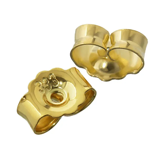 NKlaus Jewellery Gegenstecker 333 Gelbgold Ohrmuttern 5,4 mm Paar