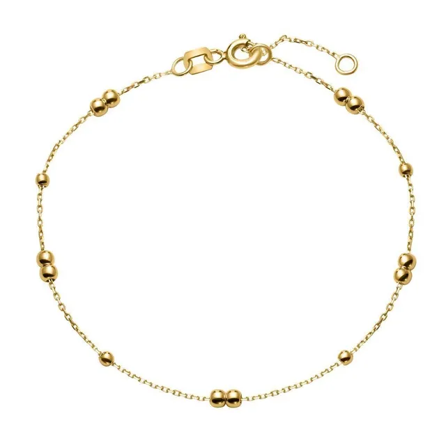 JEWLIX ID-Armbänder Armkette Damen 9 Karat Gold