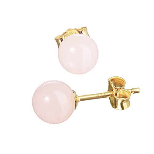 NKlaus JEWELLERY Ohrstecker 333 Gelbgold 6 mm Malachit
