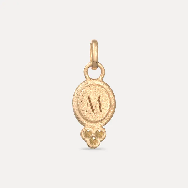 Stilnest Trinity Emblem Anhänger Mandarin 585 Gold