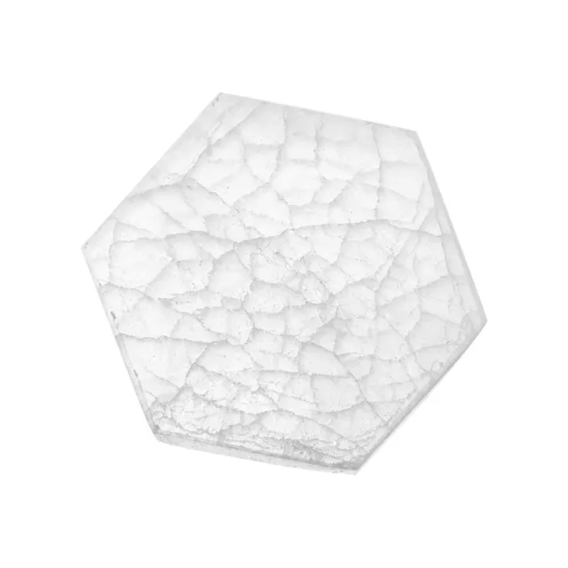 NKlaus Healing Crystals Selenit Platte 8x7 cm Sechseck Ladeplatte