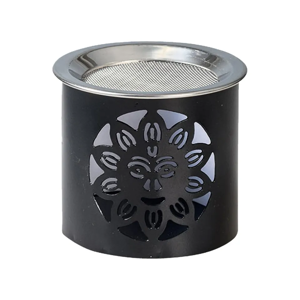 NKlaus Home Scents Räucherstövchen Smiley Eisen schwarz