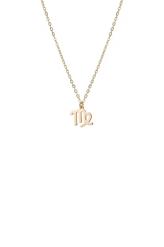 Joy by Corrine Smith Virgo Halskette Gold Sternzeichen Jungfrau