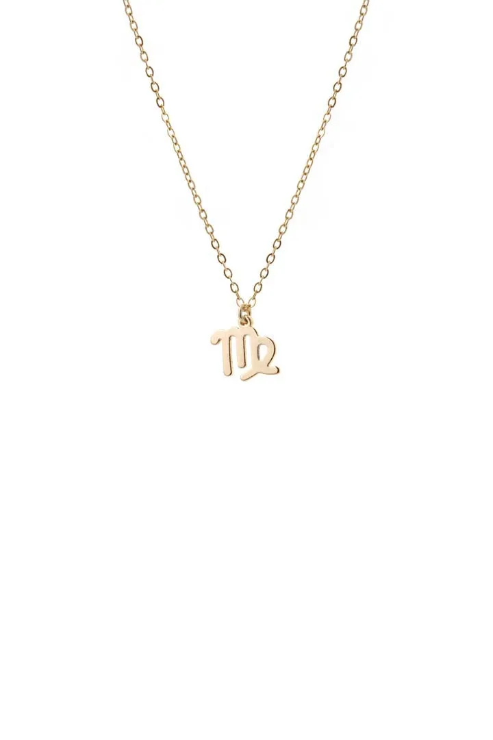 Joy by Corrine Smith Virgo Halskette Gold Sternzeichen Jungfrau