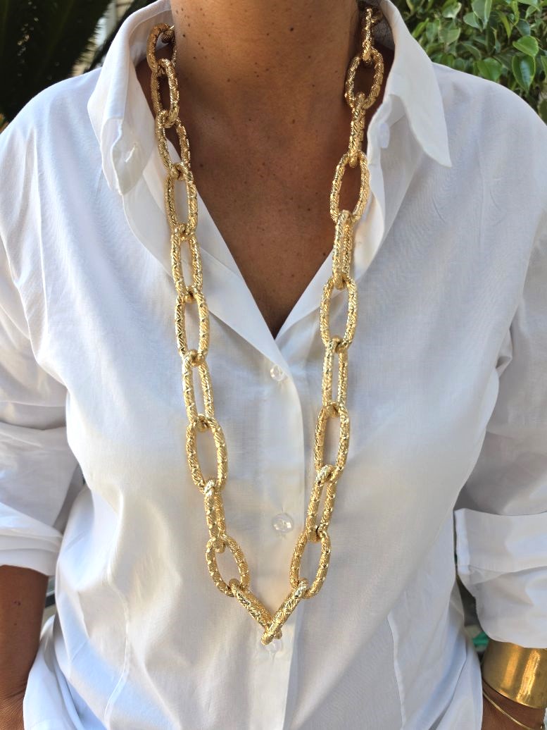 Alevá Bijoux Collane Maxi-Rock Halskette
