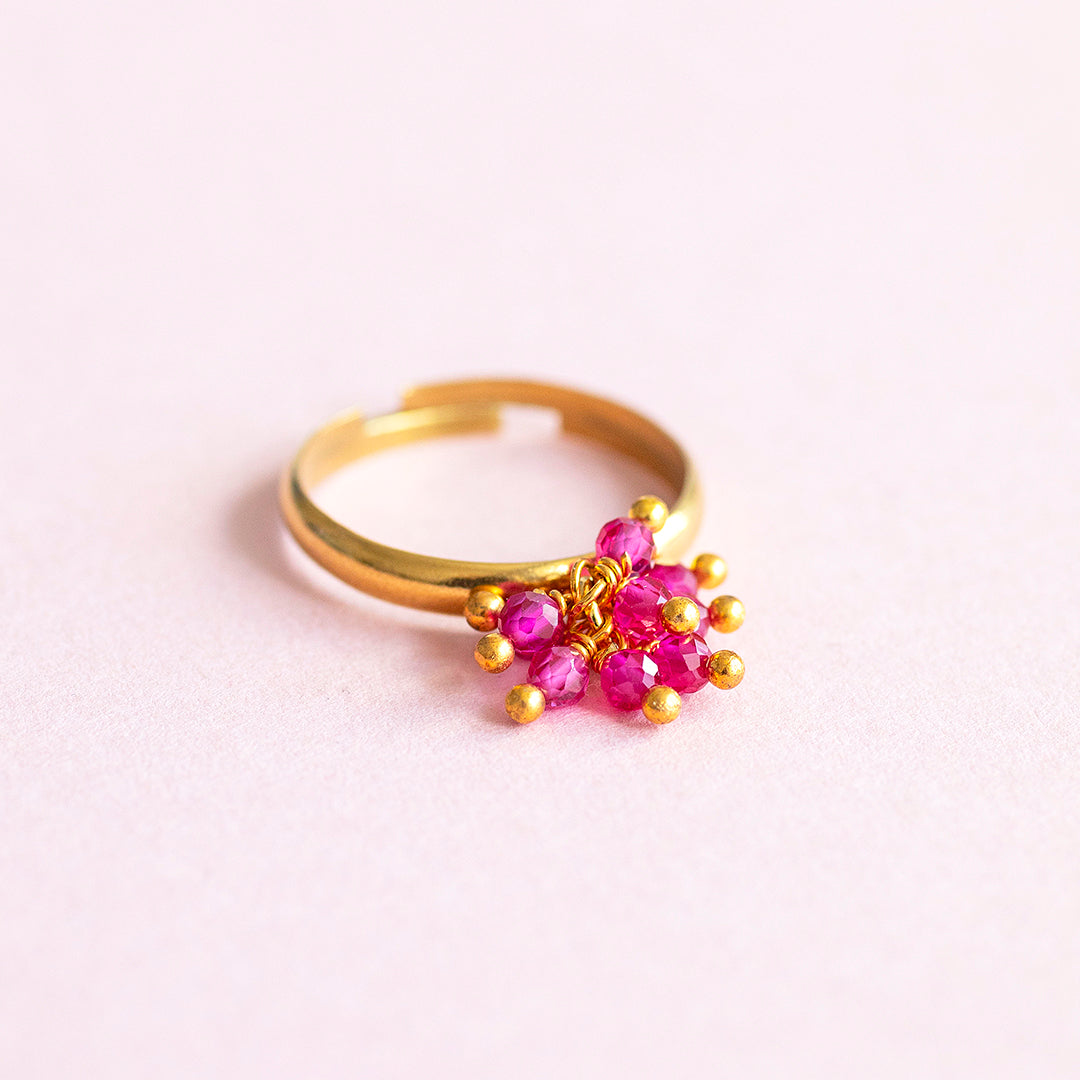 Joy by Corrine Smith Rubin Cocktail Ring Gold verstellbar