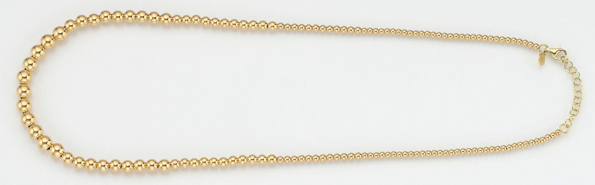 Eugen Rühle Colliers Kugelcollier Verlauf Halskette 585 Gelbgold