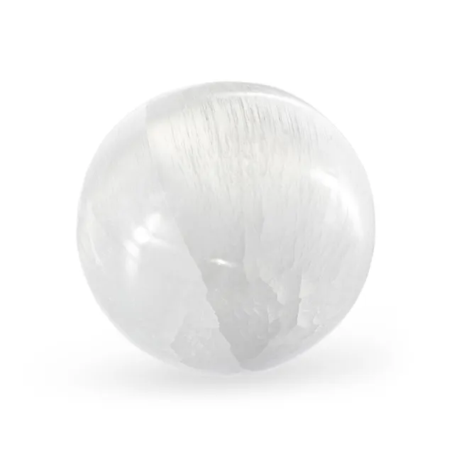 NKlaus Selenit Kugel Heilstein 70 mm poliert 460 g