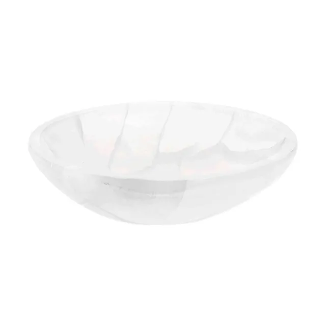 NKlaus Healing Crystals Selenit-Schale oval 15,5cm Reinigung