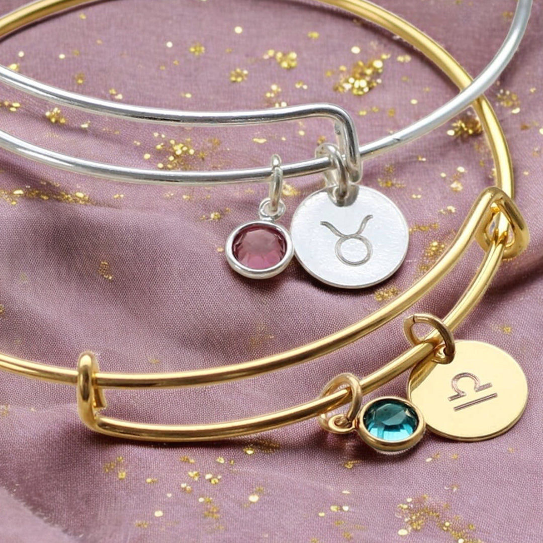Joy by Corrine Smith Zodiac Birthstone Armreif Gold Kristall