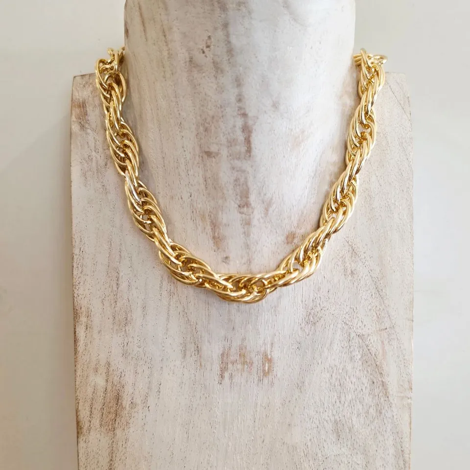 Alevá Bijoux Almina Halskette lang 120 cm Gold