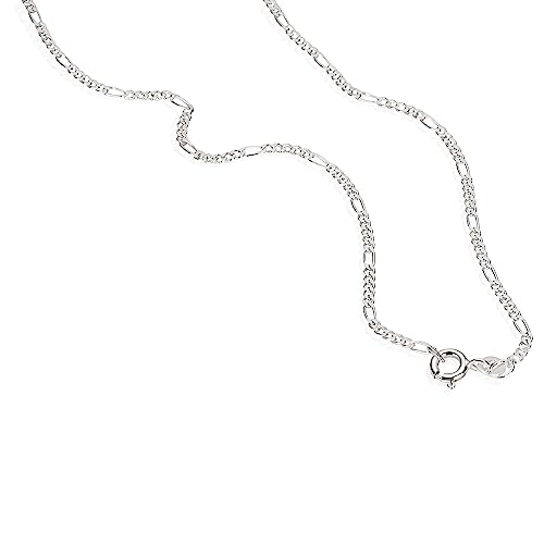 NKlaus Figarokette 38cm Silber Halskette 1,5mm 925er
