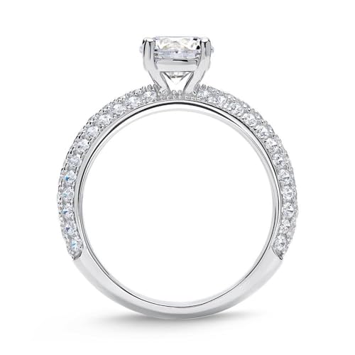 JEWLIX VR0126 Verlobungsring 925 Silber Zirkonia Krappenfassung