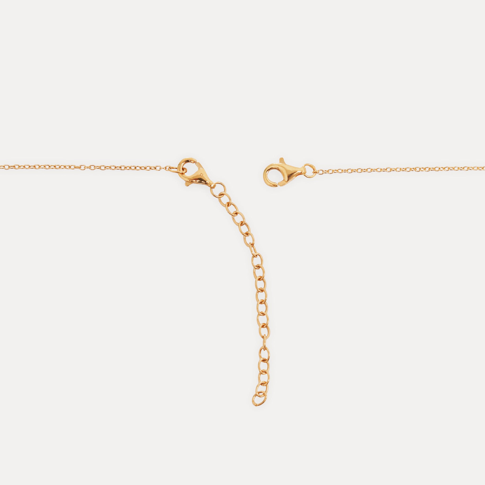 Stilnest Verlängerungskette Gold Vermeil 6cm Layering