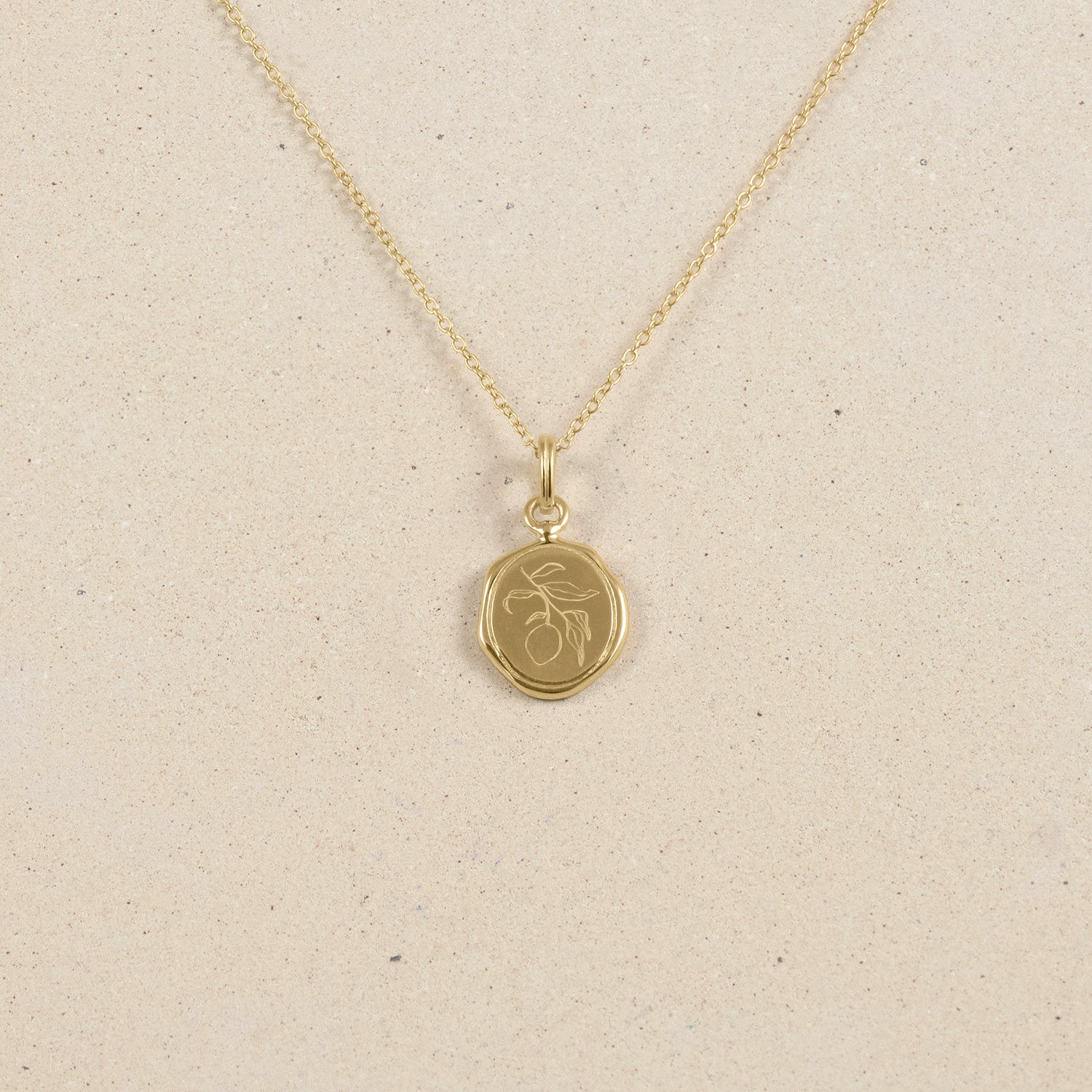 Stilnest Eden Lemon Seal Kette 585 Gold 45cm