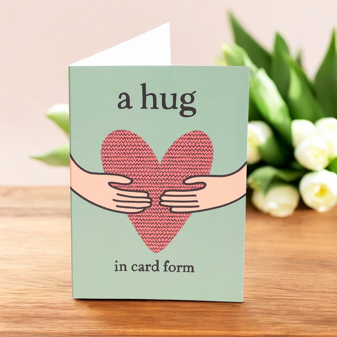 Joy Prints Cards Hug Grußkarte A6 blanko mit Umschlag