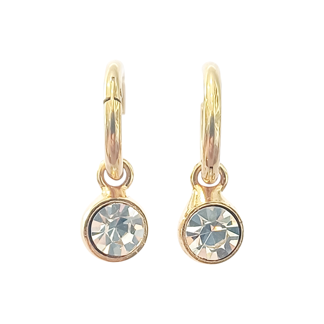 Alevá Bijoux Silvia Punto Luce Ohrringe Gold 10 mm