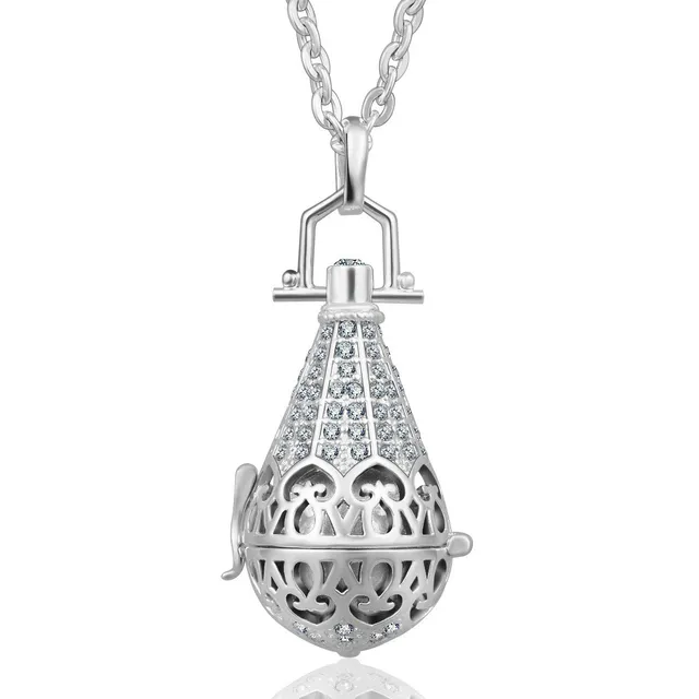 Eudora Harmony Bola Tower Halskette 18mm Zirkonia