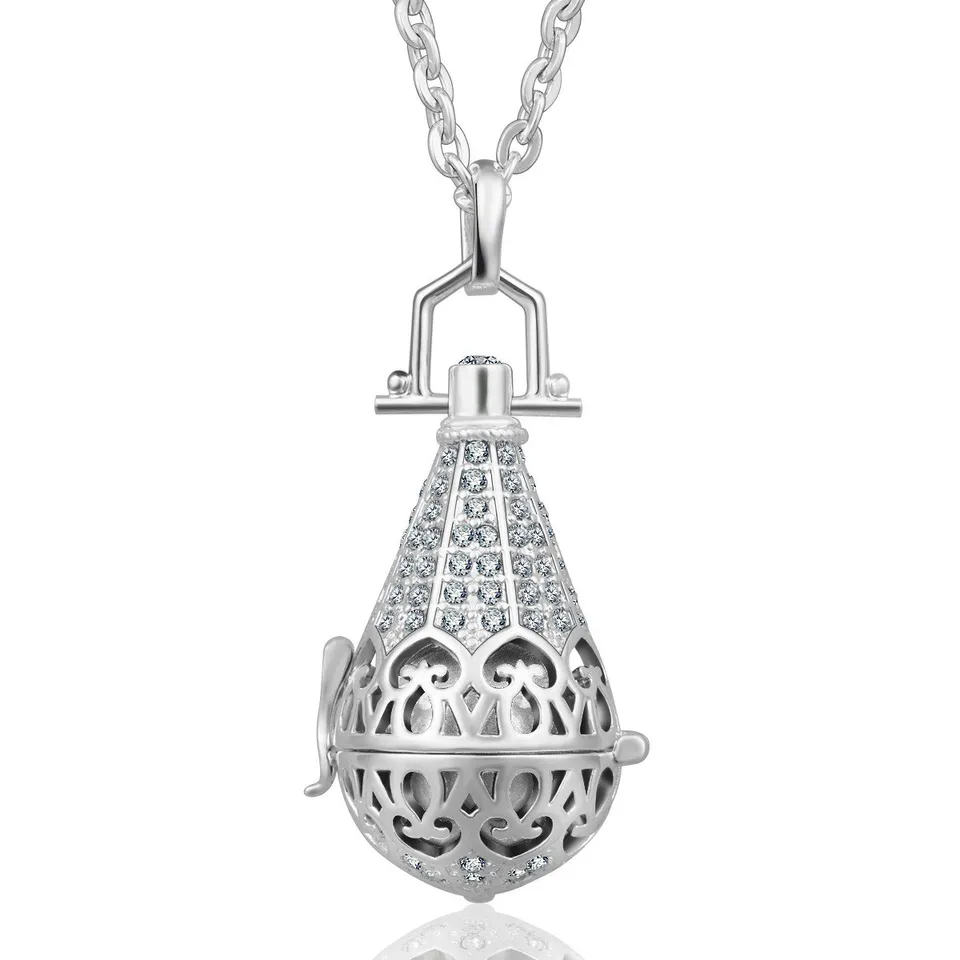 Eudora Harmony Bola Tower Halskette 18mm Zirkonia