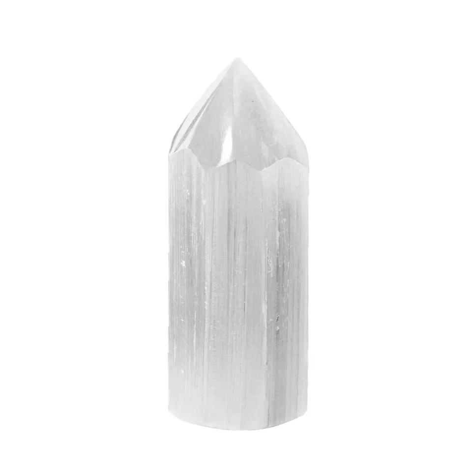 NKlaus HEALING CRYSTALS Selenit-Spitze 9x3 cm 1 Stück